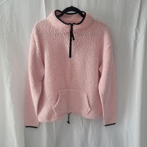 Pink 1/4 zip-up